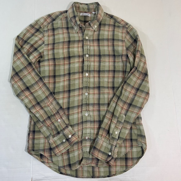 Gustin Other - Gustin Plaid Button Front Shirt Slim L